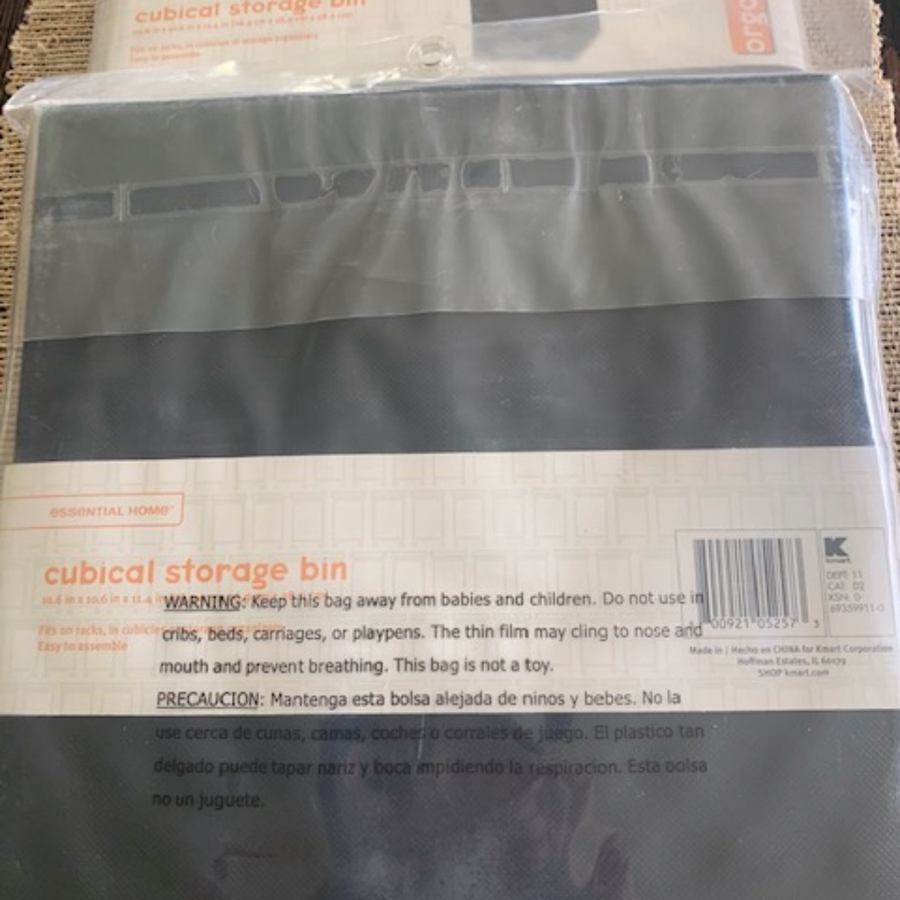 Cubical Storage Bins - Picture 2 of 2